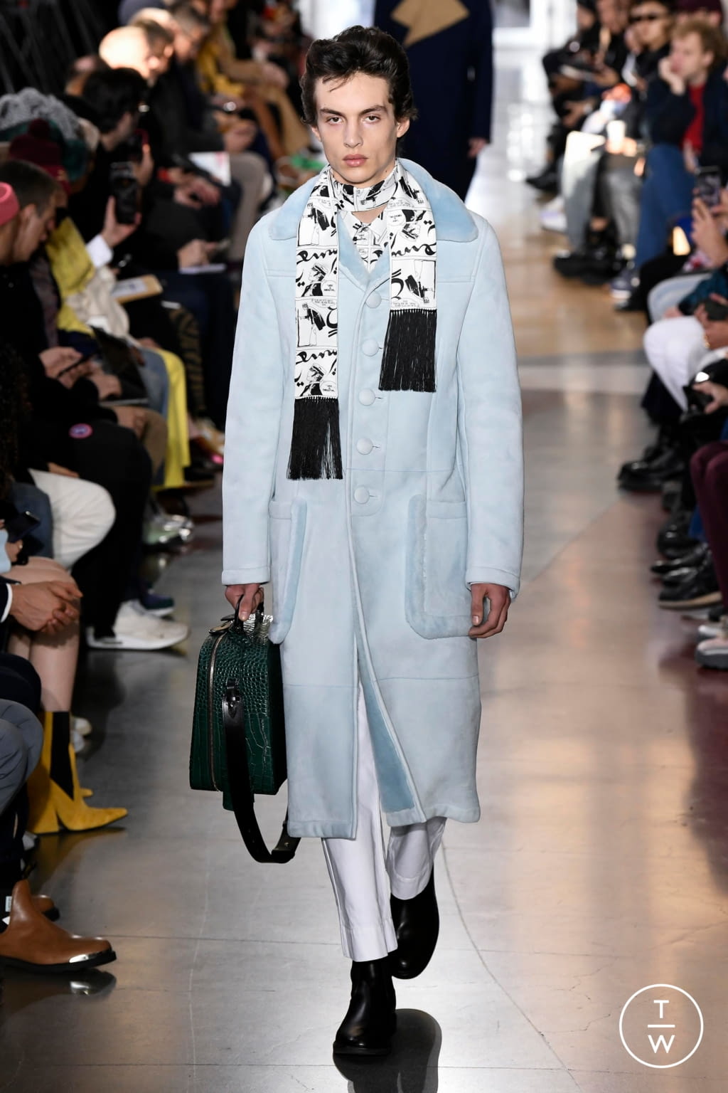 Fashion Week Paris Fall/Winter 2020 look 55 from the Lanvin collection menswear