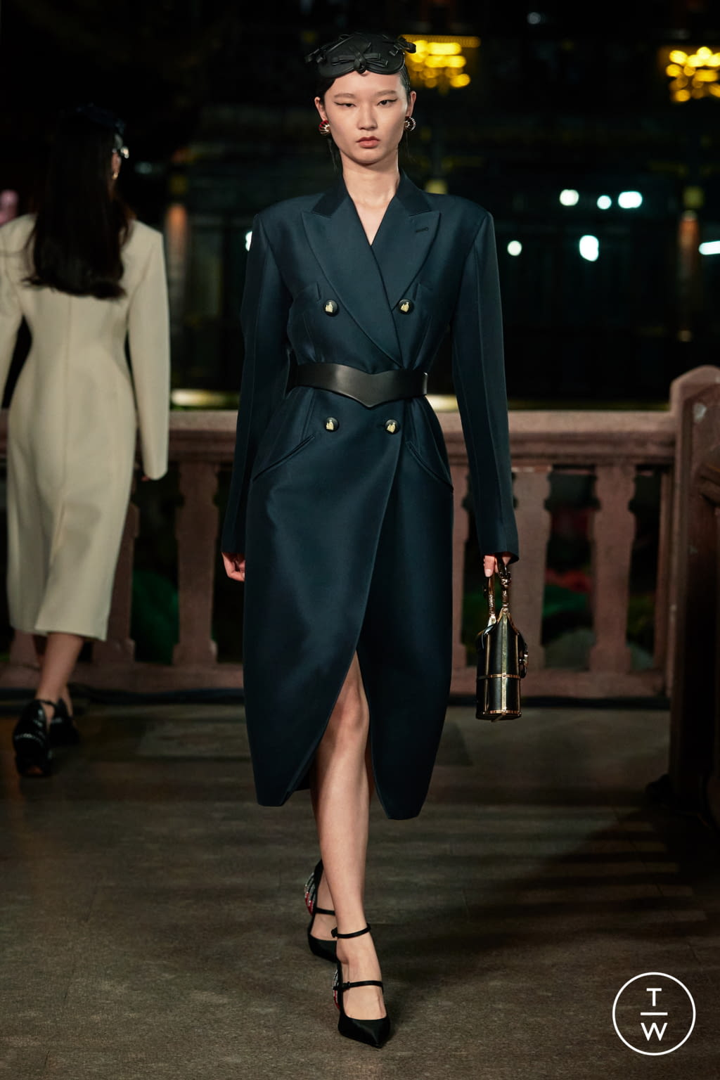 Fashion Week Paris Spring/Summer 2021 look 13 from the Lanvin collection 女装