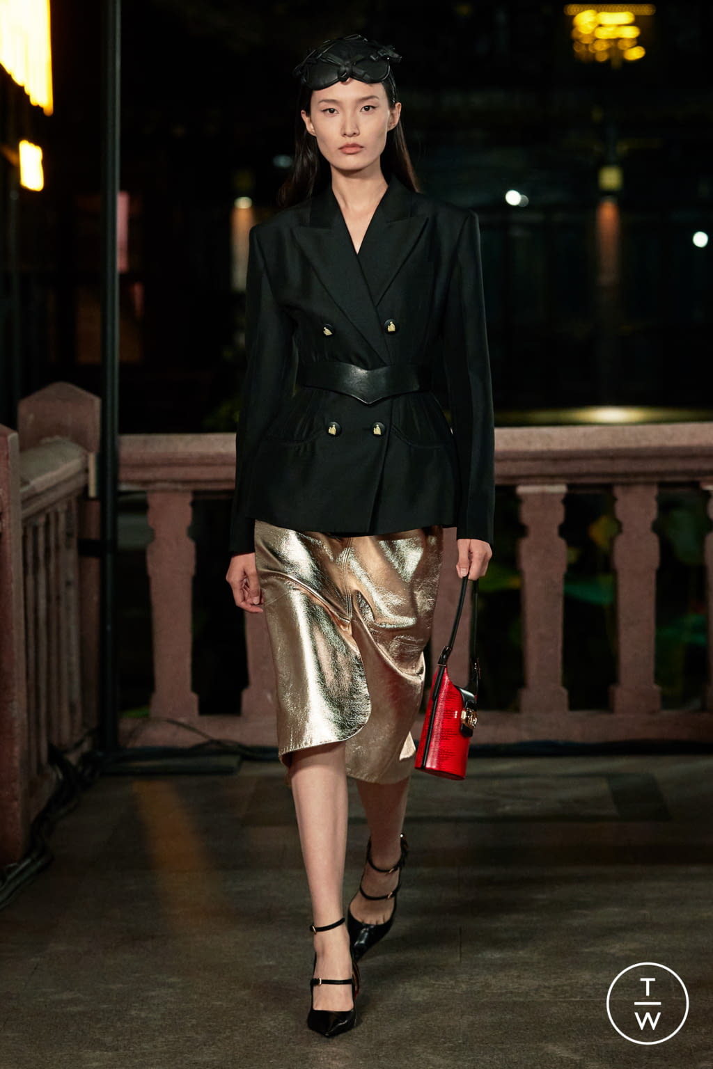 Fashion Week Paris Spring/Summer 2021 look 14 from the Lanvin collection 女装