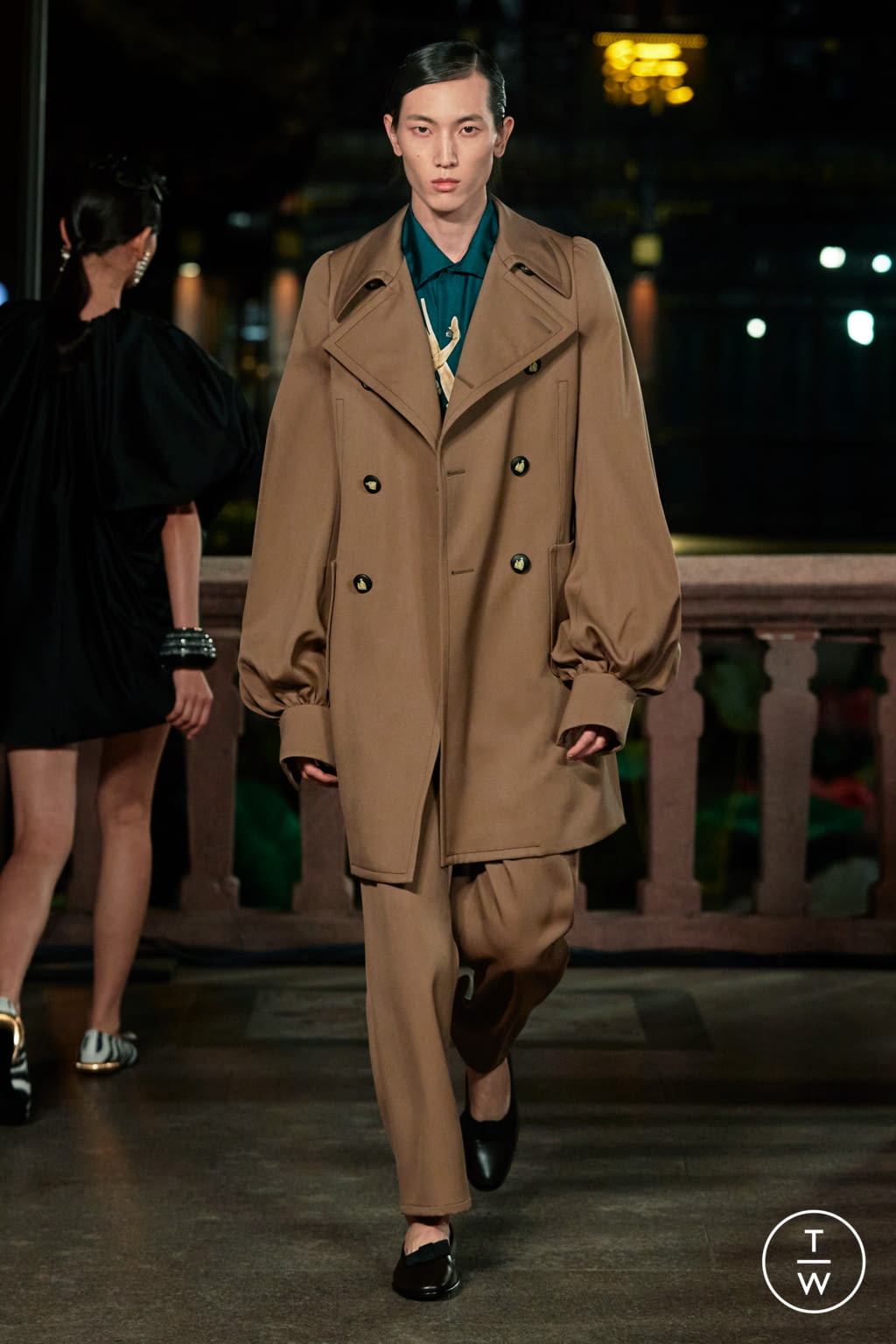 Fashion Week Paris Spring/Summer 2021 look 19 from the Lanvin collection 女装
