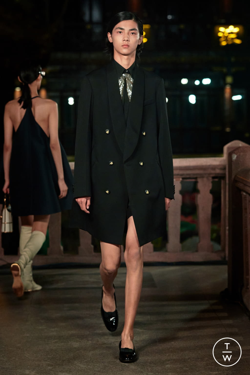 Fashion Week Paris Spring/Summer 2021 look 8 from the Lanvin collection 女装