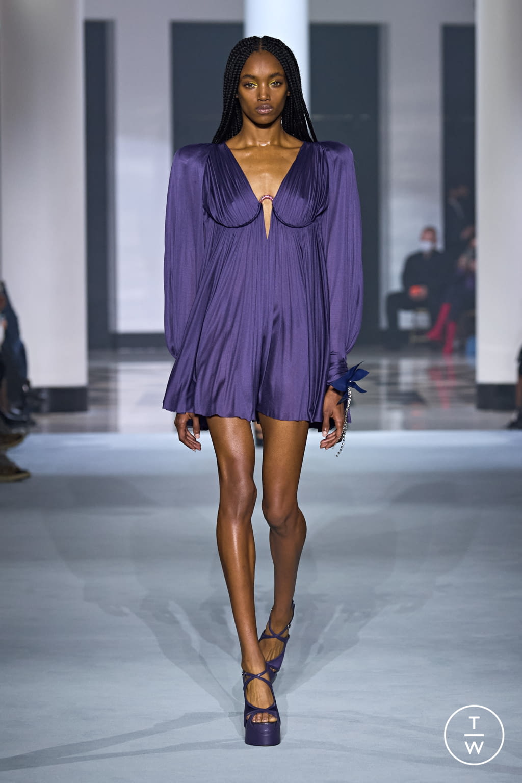 Fashion Week Paris Spring/Summer 2022 look 1 from the Lanvin collection 女装