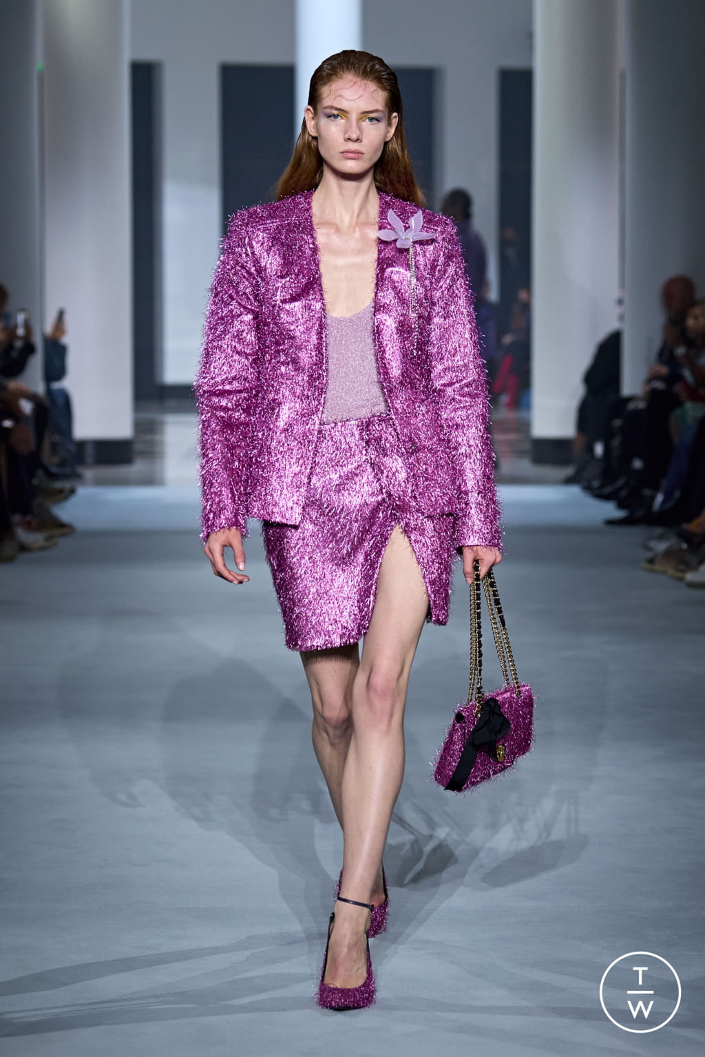 Fashion Week Paris Spring/Summer 2022 look 21 from the Lanvin collection 女装