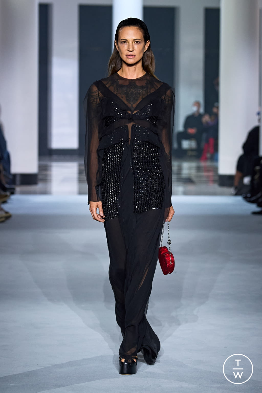 Fashion Week Paris Spring/Summer 2022 look 42 from the Lanvin collection 女装