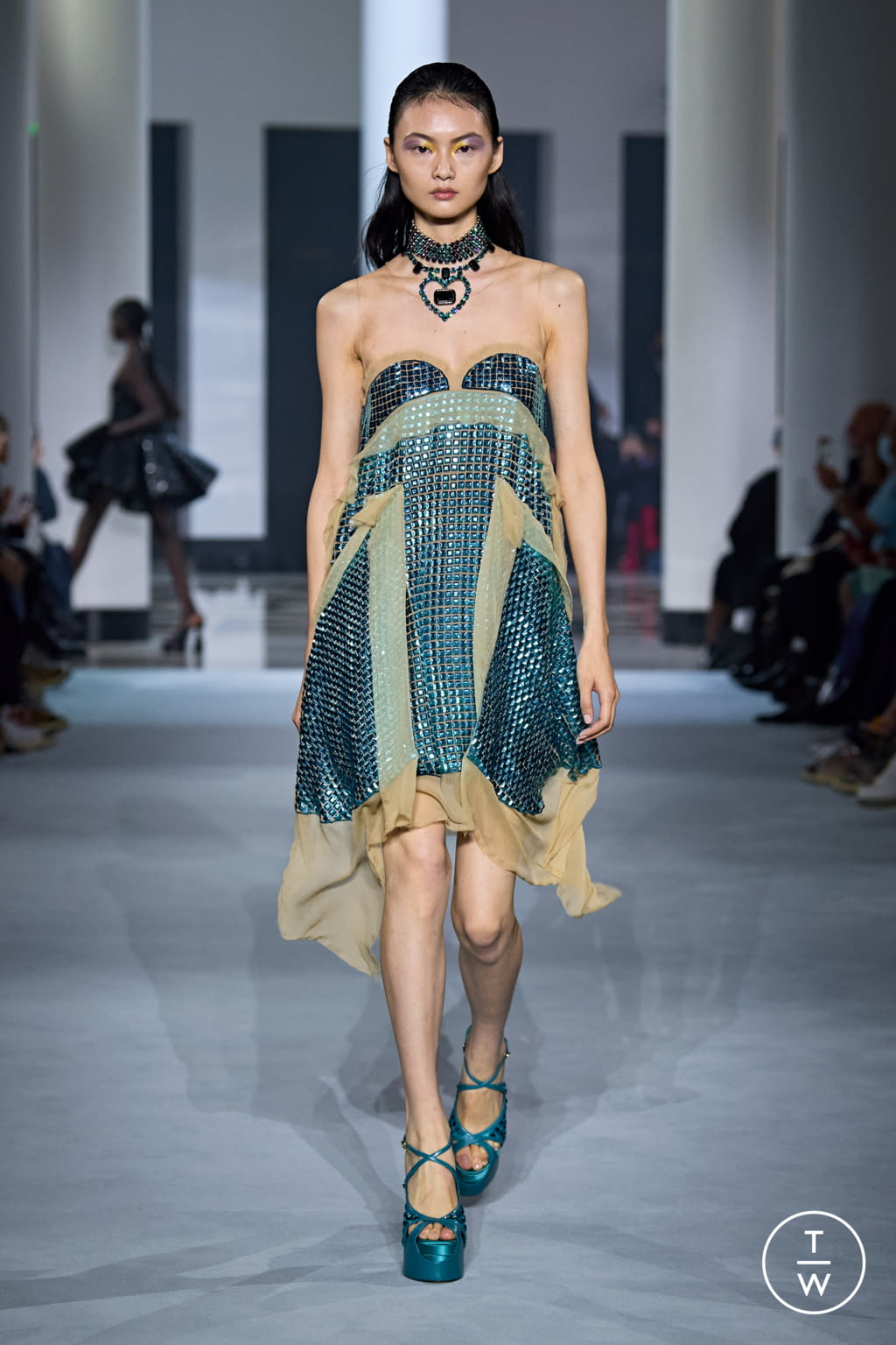 Fashion Week Paris Spring/Summer 2022 look 46 from the Lanvin collection womenswear