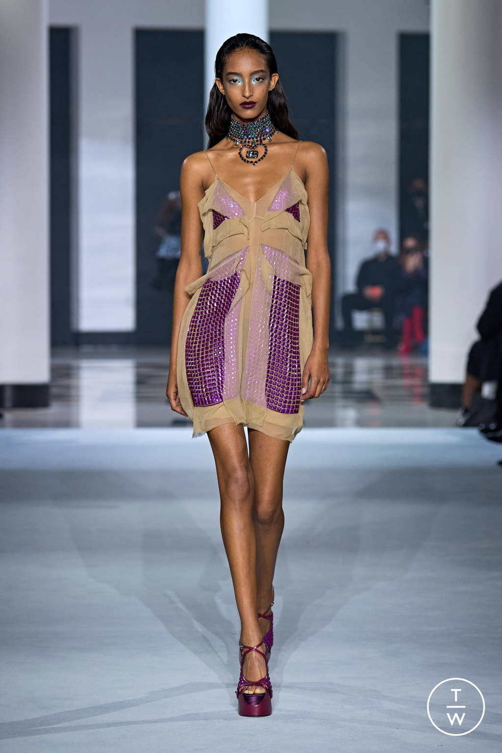 Fashion Week Paris Spring/Summer 2022 look 47 from the Lanvin collection womenswear