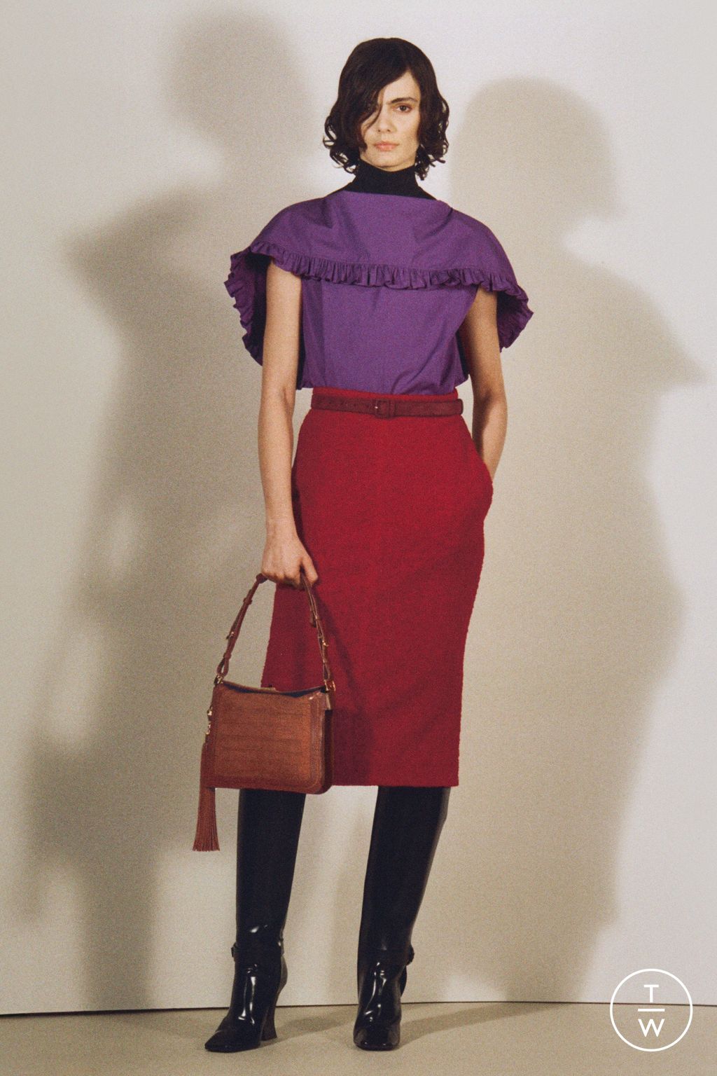 Fashion Week Paris Pre-Fall 2026 look 23 from the Lanvin collection 女装