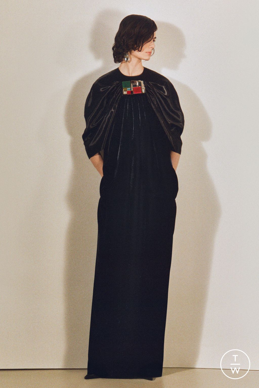 Fashion Week Paris Pre-Fall 2026 look 3 de la collection Lanvin womenswear