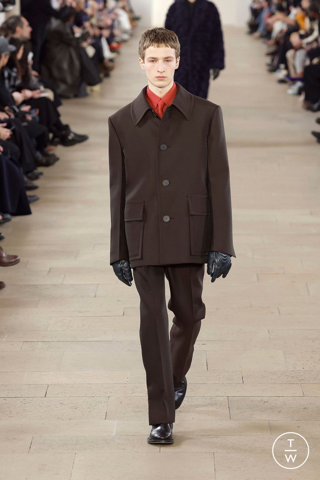 Fashion Week Paris Fall/Winter 2023 look 6 from the Lanvin collection womenswear