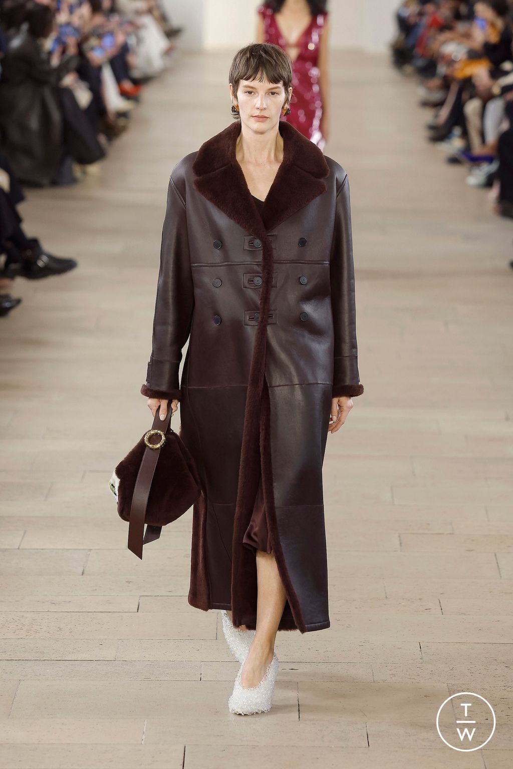 Fashion Week Paris Fall/Winter 2023 look 13 from the Lanvin collection womenswear