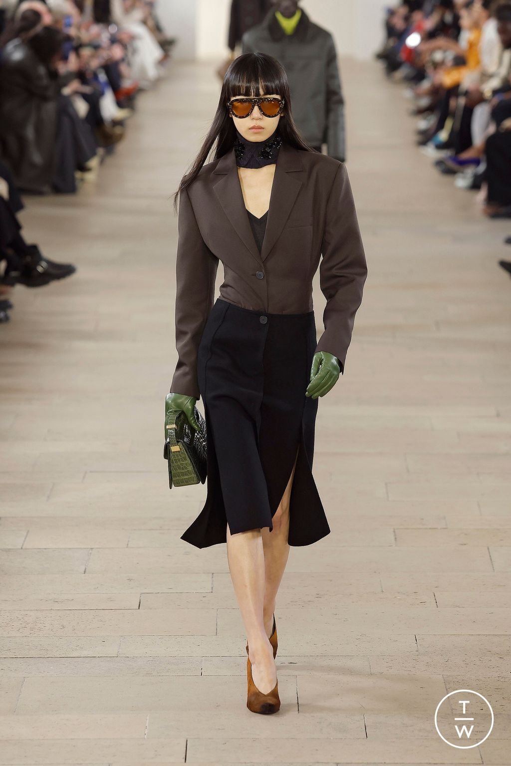Fashion Week Paris Fall/Winter 2023 look 23 from the Lanvin collection 女装