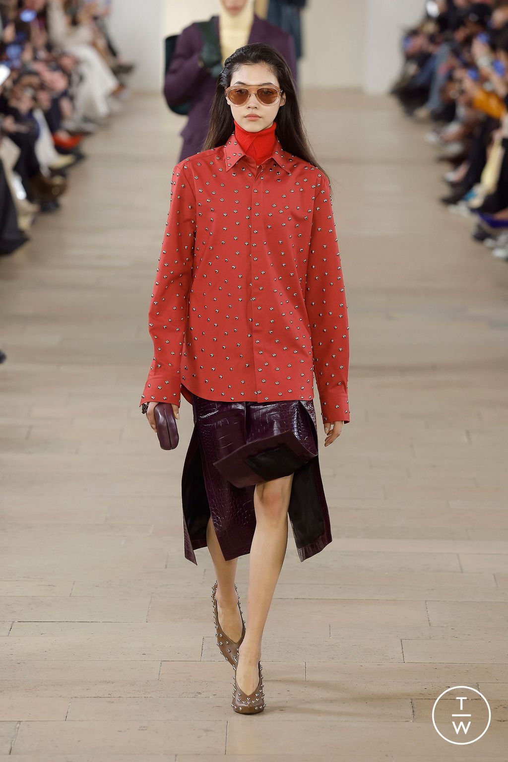Fashion Week Paris Fall/Winter 2023 look 37 from the Lanvin collection womenswear
