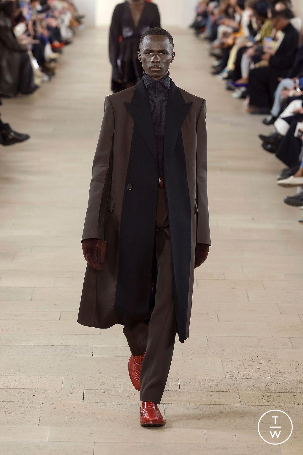 Fashion Week Paris Fall/Winter 2023 look 49 from the Lanvin collection womenswear