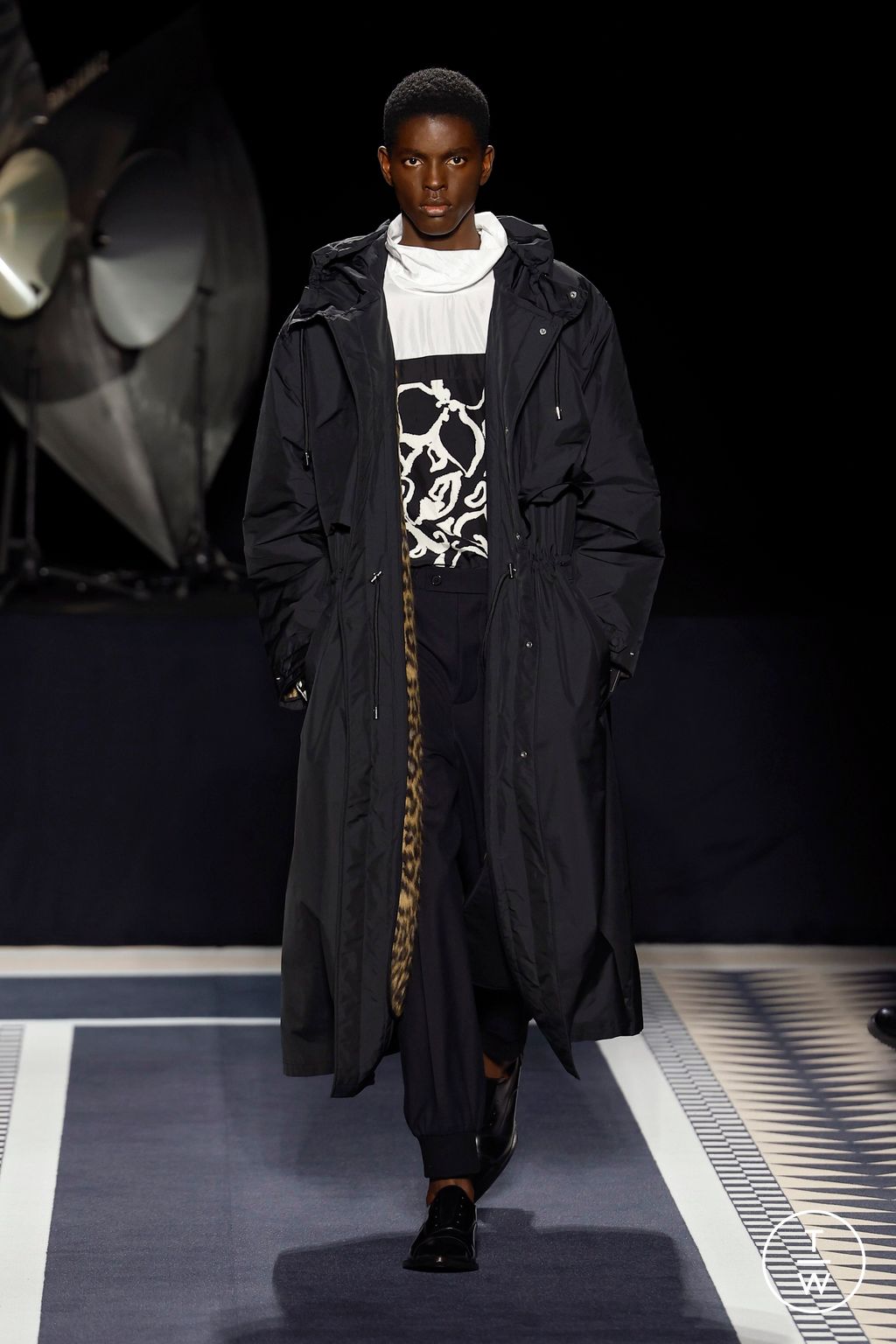 Fashion Week Paris Fall/Winter 2025 look 42 de la collection Lanvin menswear