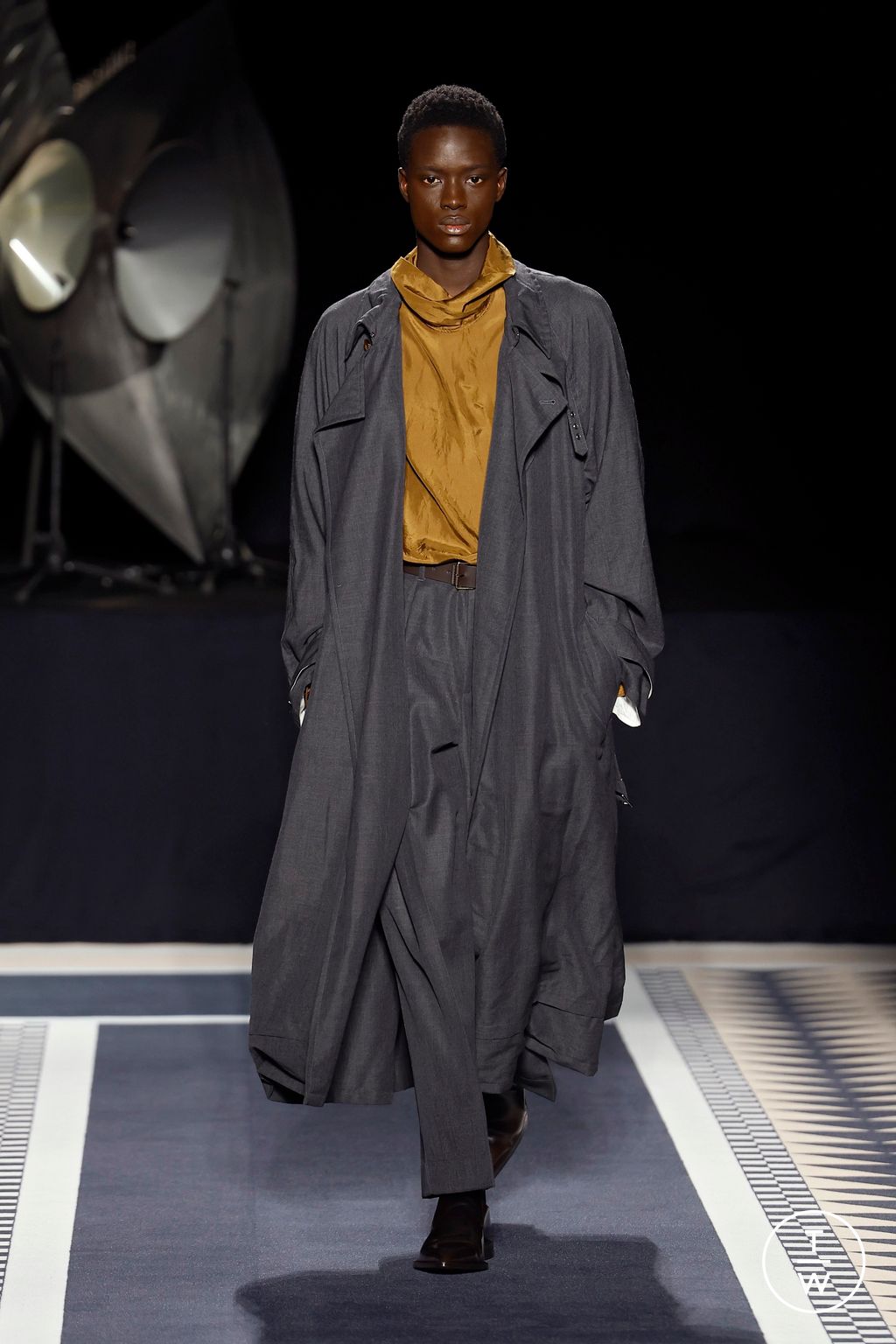 Fashion Week Paris Fall/Winter 2025 look 46 from the Lanvin collection womenswear
