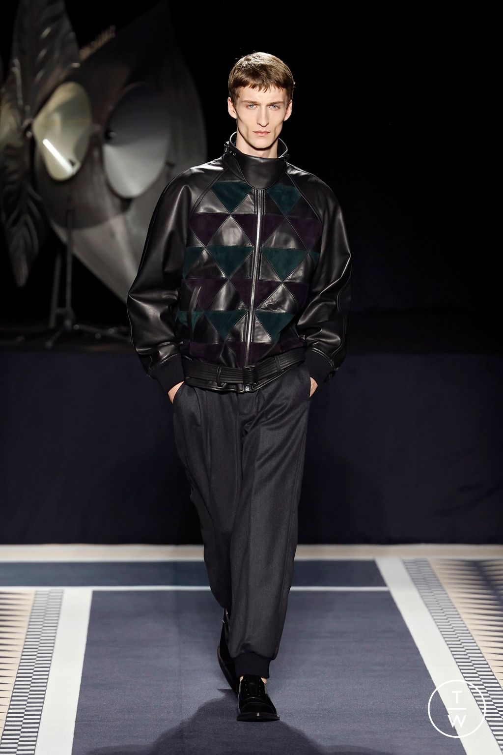 Fashion Week Paris Fall/Winter 2025 look 47 from the Lanvin collection womenswear