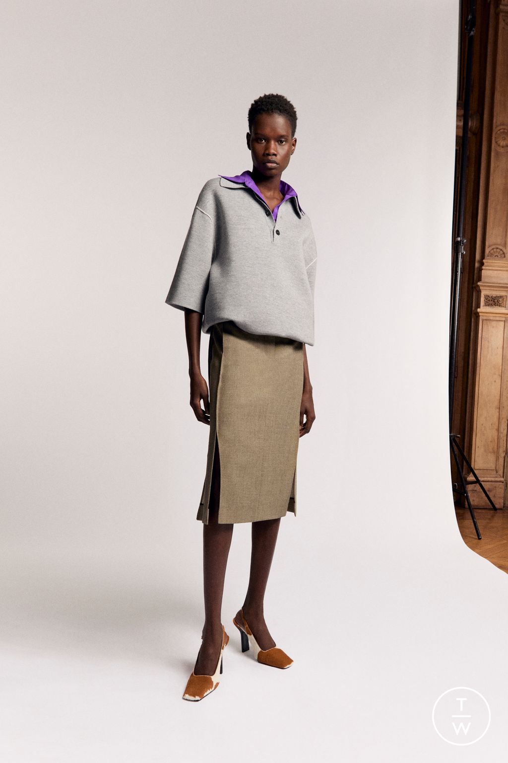 Fashion Week Paris Resort 2025 look 20 de la collection Lanvin womenswear