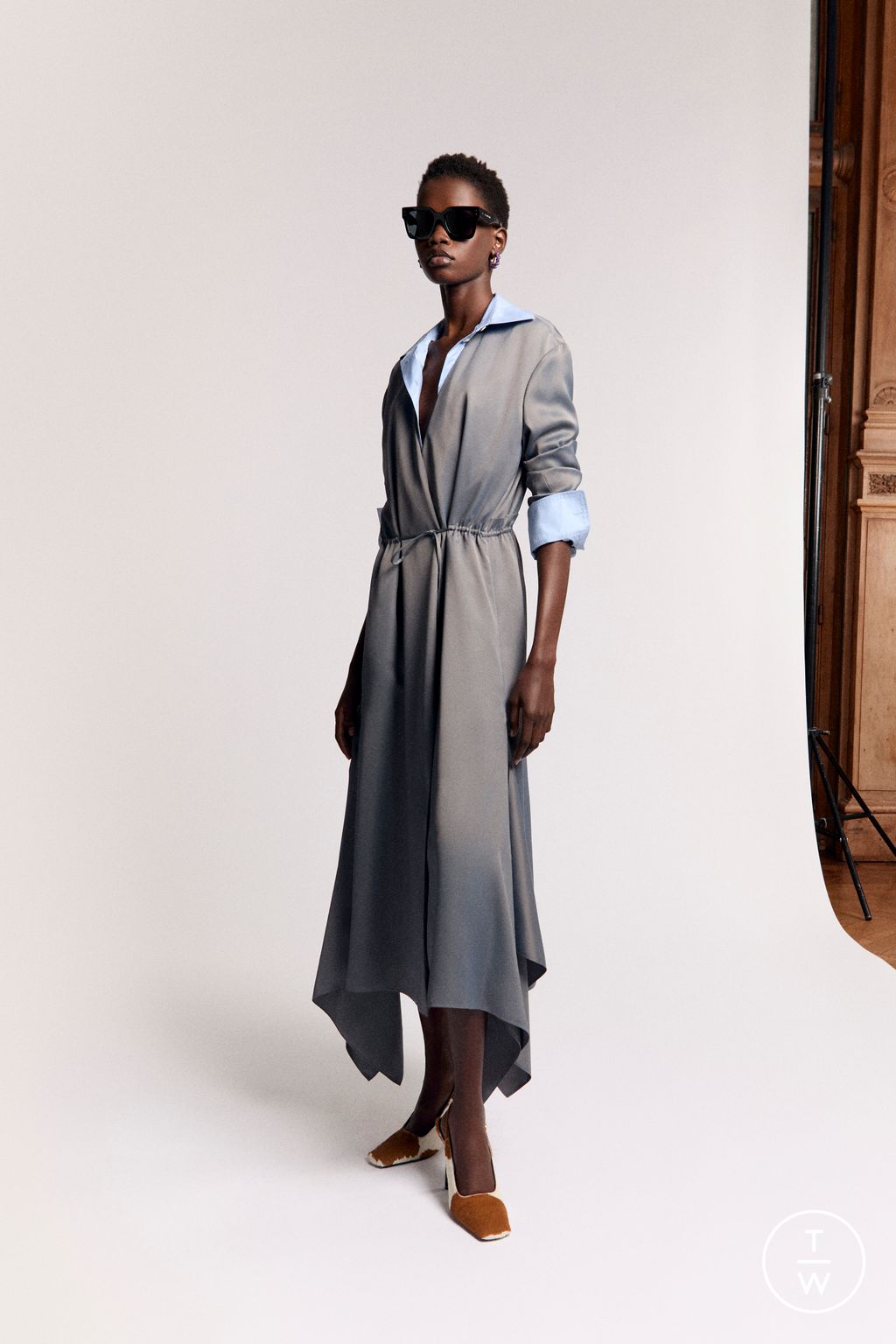 Fashion Week Paris Resort 2025 look 8 from the Lanvin collection womenswear