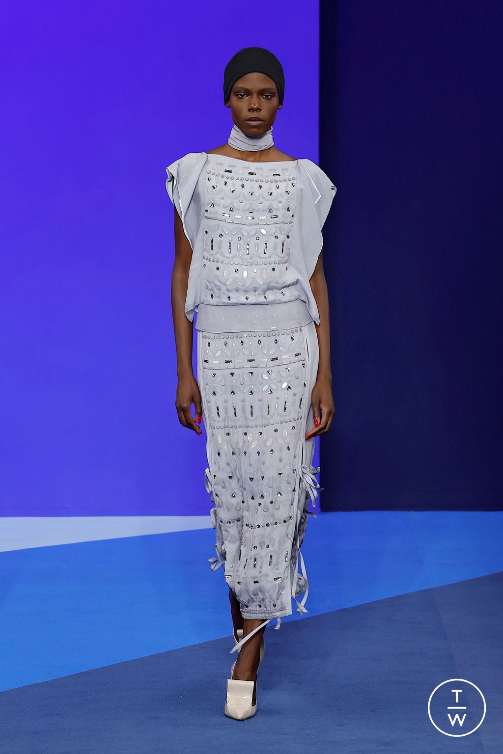 Fashion Week Paris Spring/Summer 2026 look 15 from the Lanvin collection womenswear