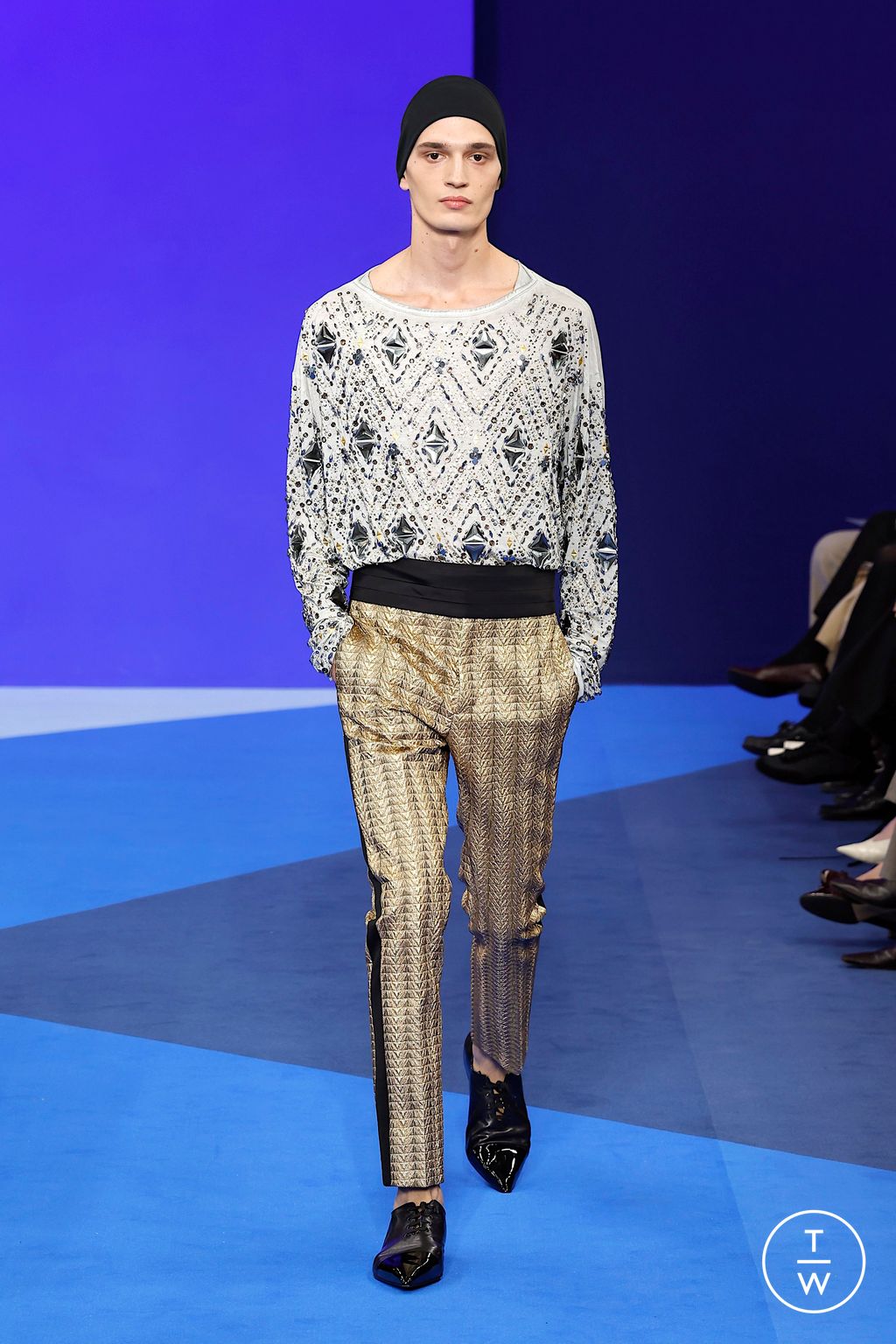 Fashion Week Paris Spring/Summer 2026 look 50 from the Lanvin collection womenswear