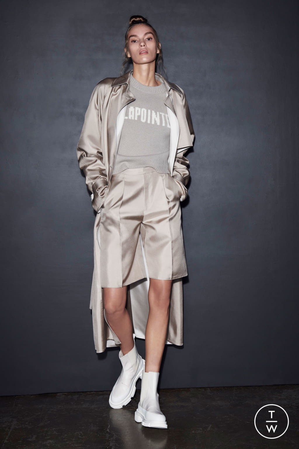 Fashion Week New York Pre-Fall 2021 look 15 from the LaPointe collection 女装