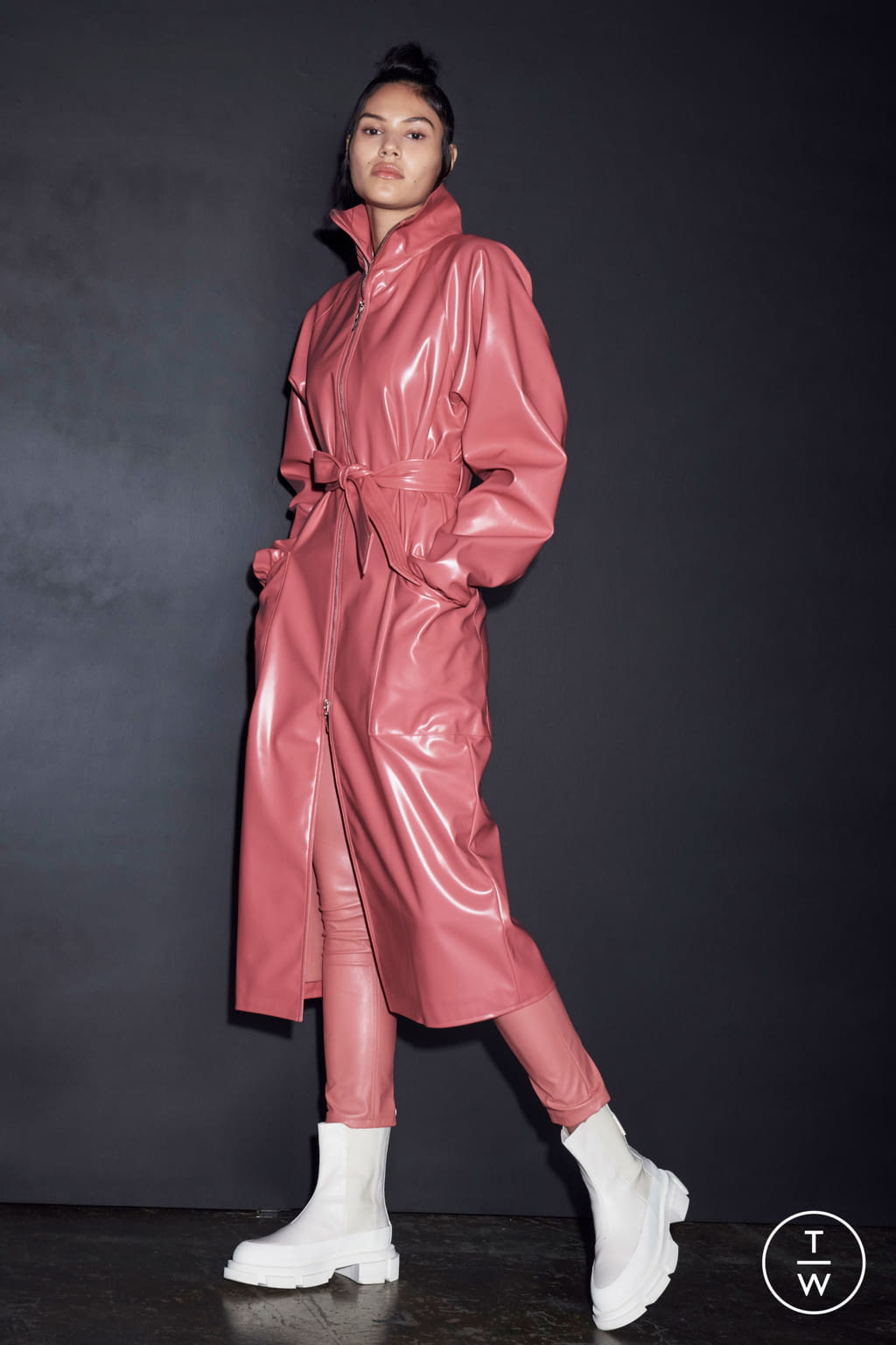 Fashion Week New York Pre-Fall 2021 look 16 from the LaPointe collection womenswear
