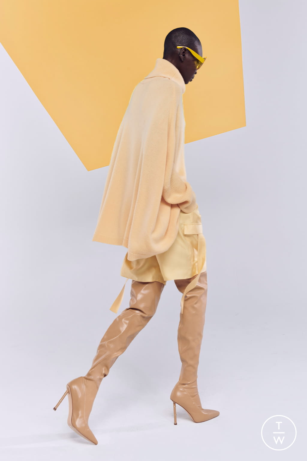 Fashion Week New York Pre-Fall 2022 look 2 from the LaPointe collection womenswear