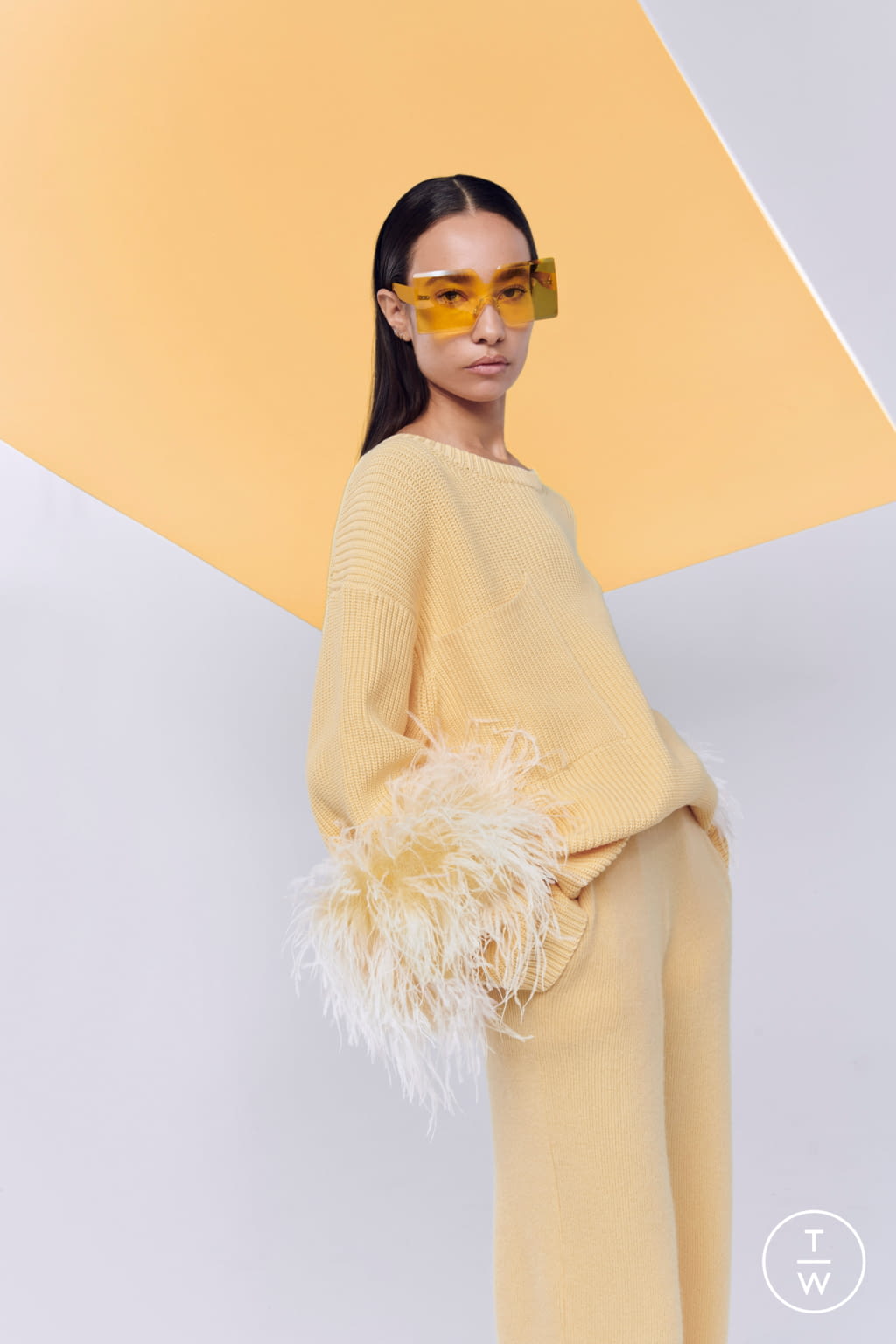 Fashion Week New York Pre-Fall 2022 look 3 from the LaPointe collection womenswear