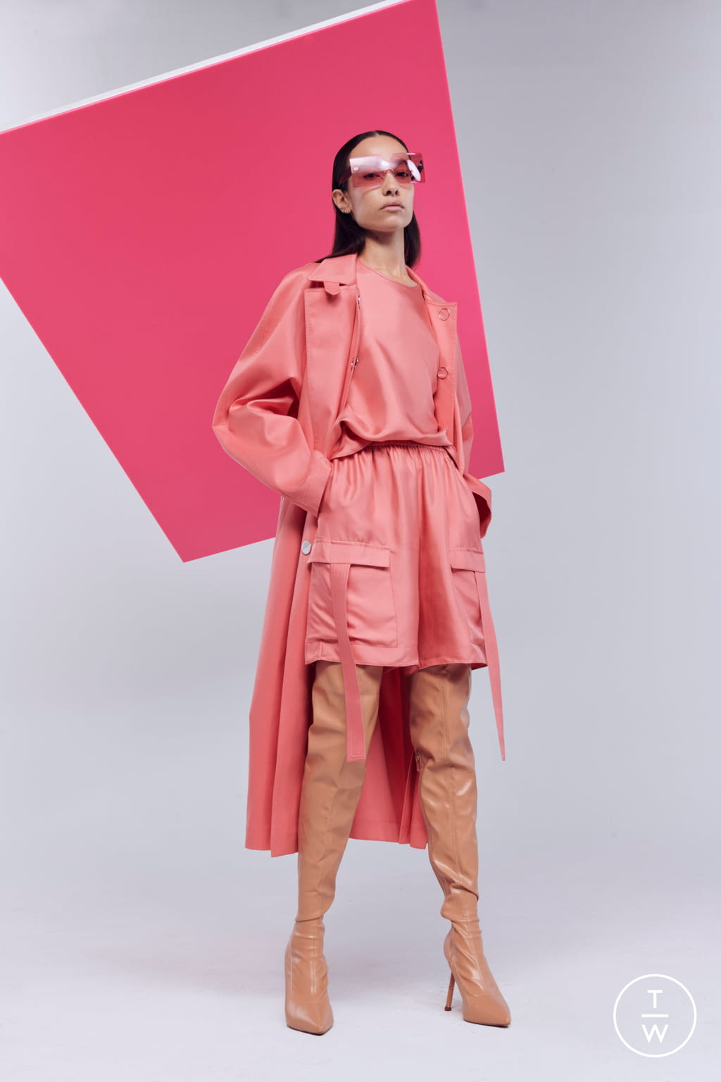 Fashion Week New York Pre-Fall 2022 look 12 from the LaPointe collection womenswear