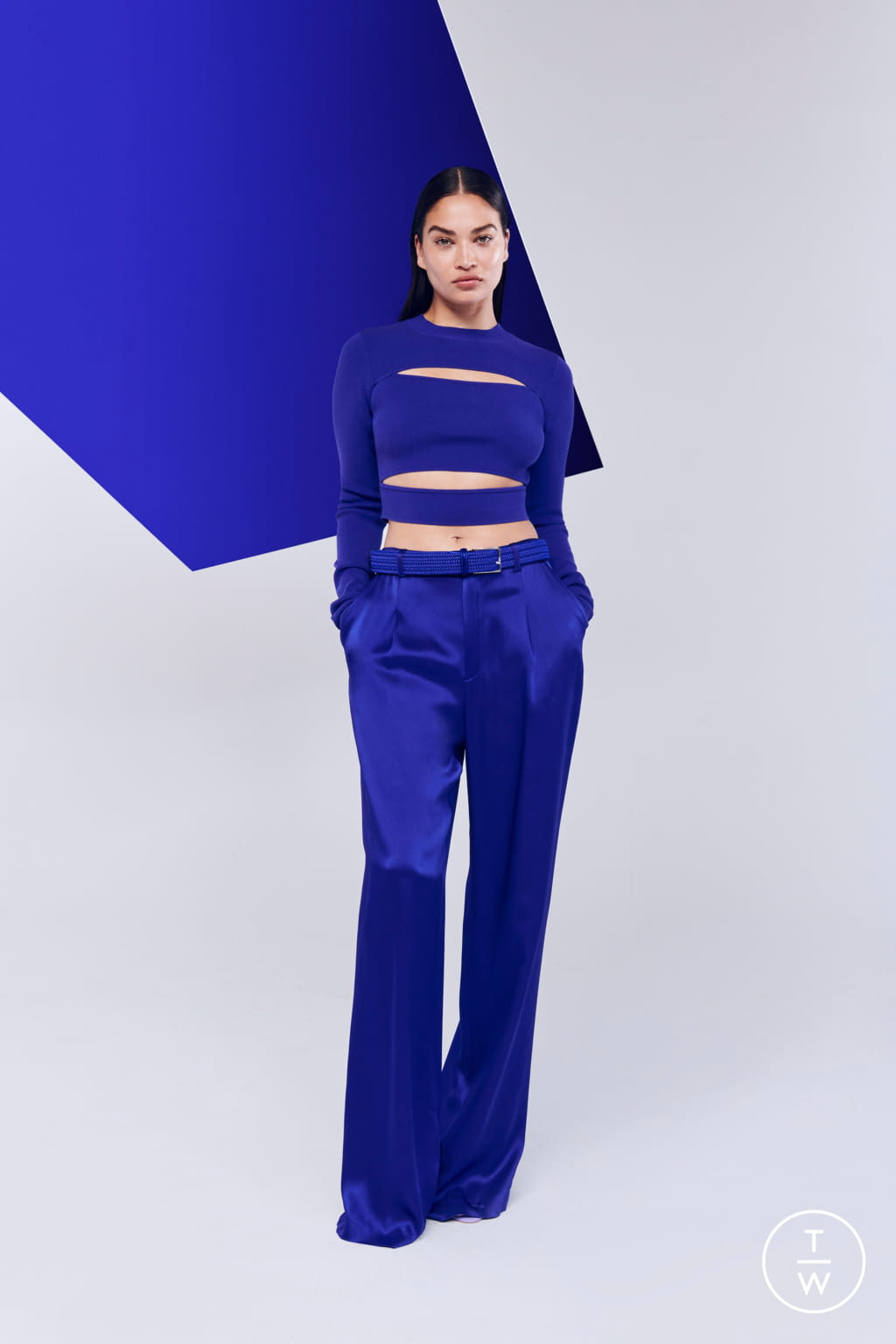 Fashion Week New York Pre-Fall 2022 look 30 from the LaPointe collection womenswear