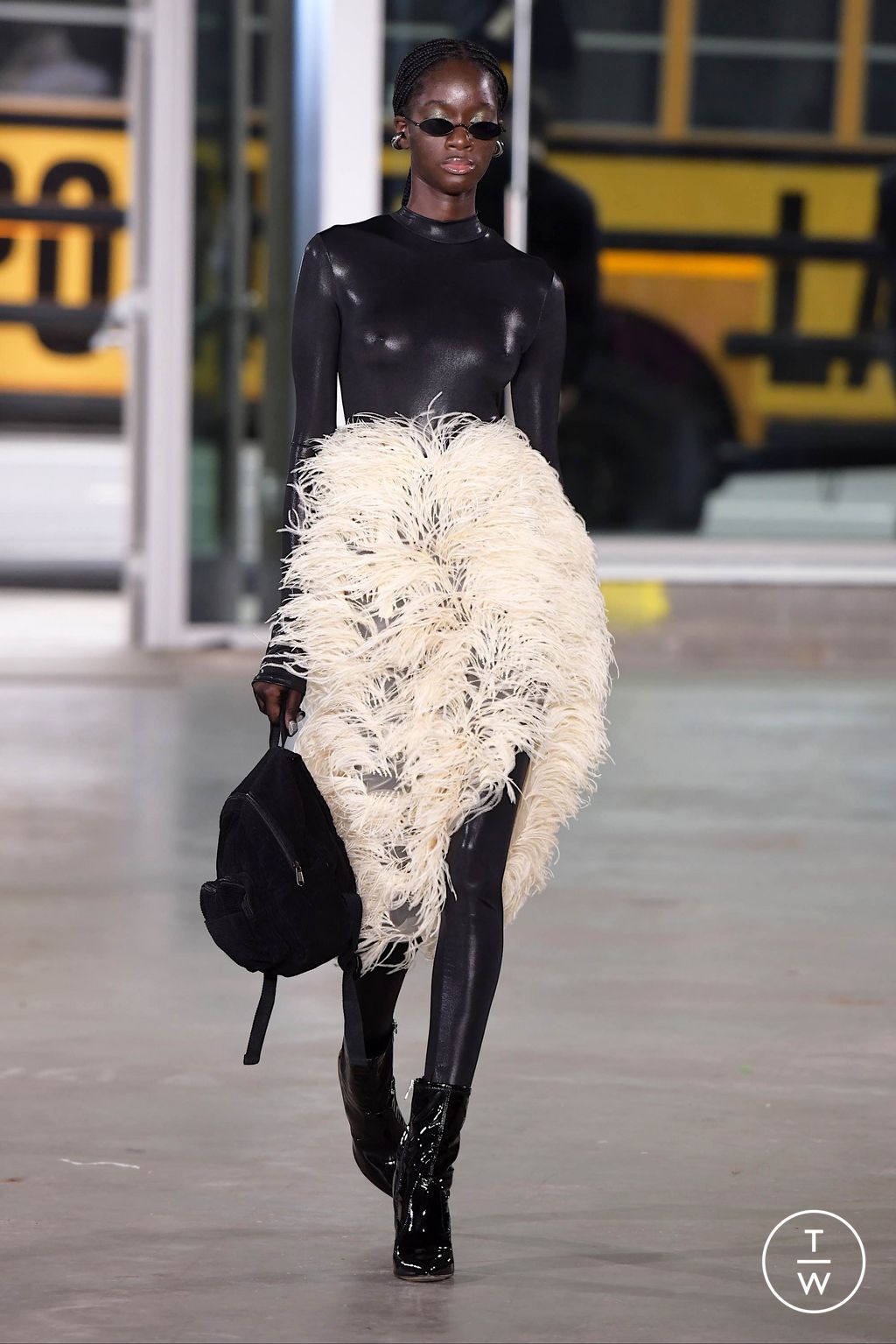 Fashion Week New York Fall/Winter 2024 look 3 from the LaPointe collection womenswear
