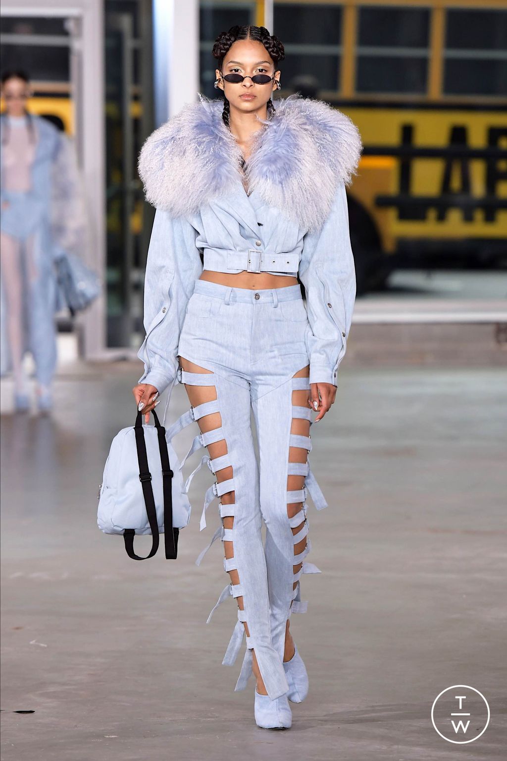 Fashion Week New York Fall/Winter 2024 look 27 from the LaPointe collection 女装