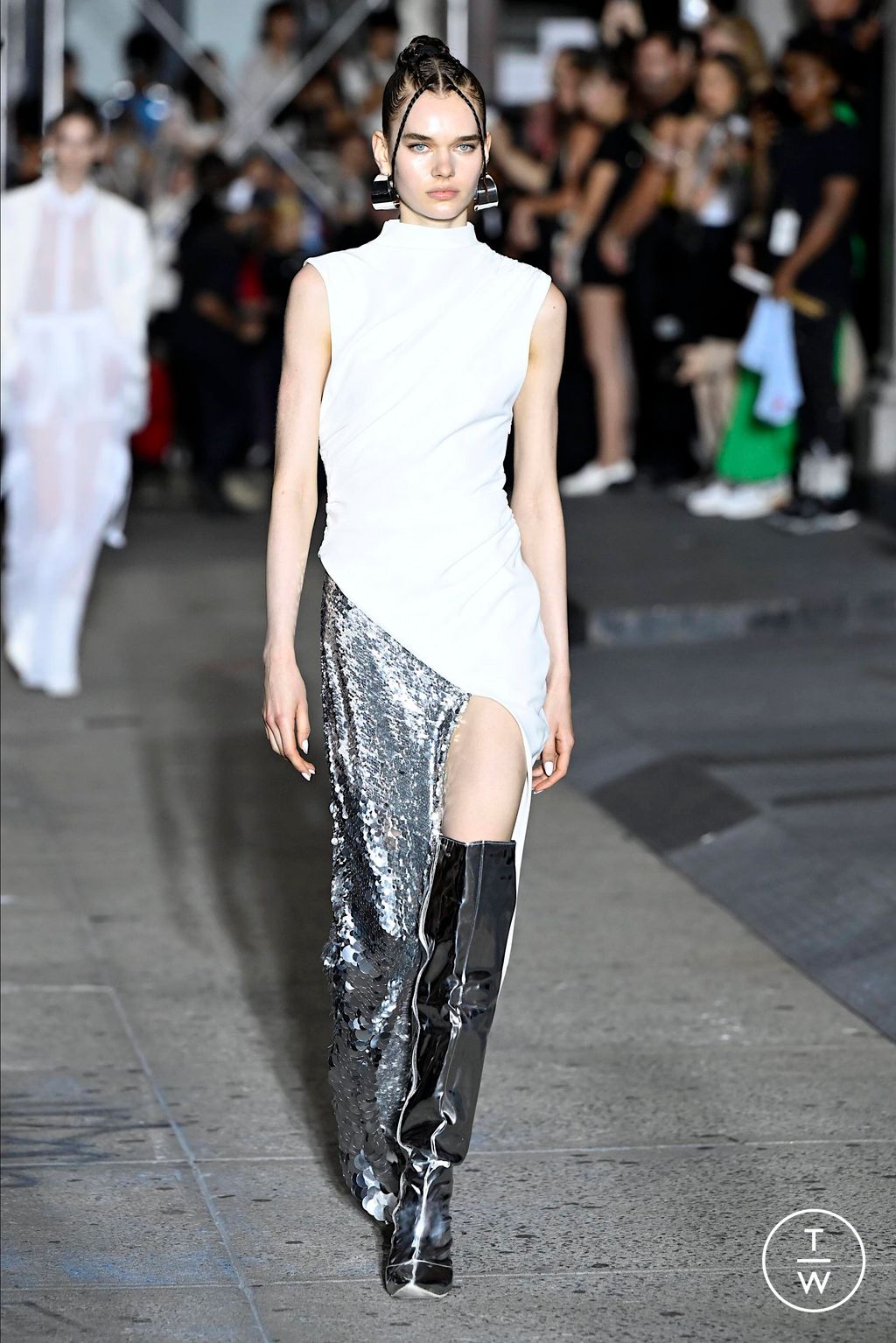 Fashion Week New York Spring/Summer 2024 look 3 from the LaPointe collection womenswear