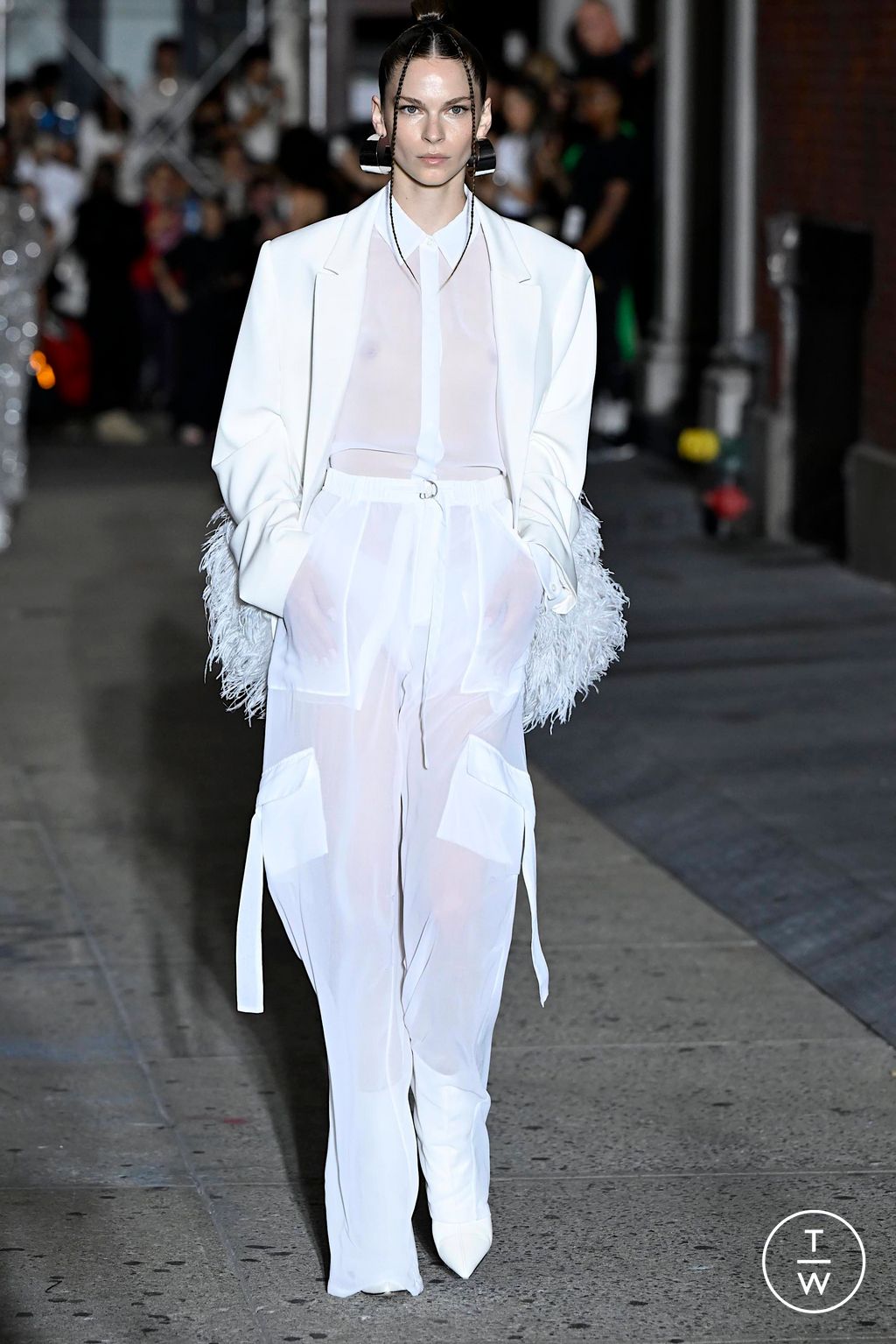 Fashion Week New York Spring/Summer 2024 look 4 from the LaPointe collection 女装