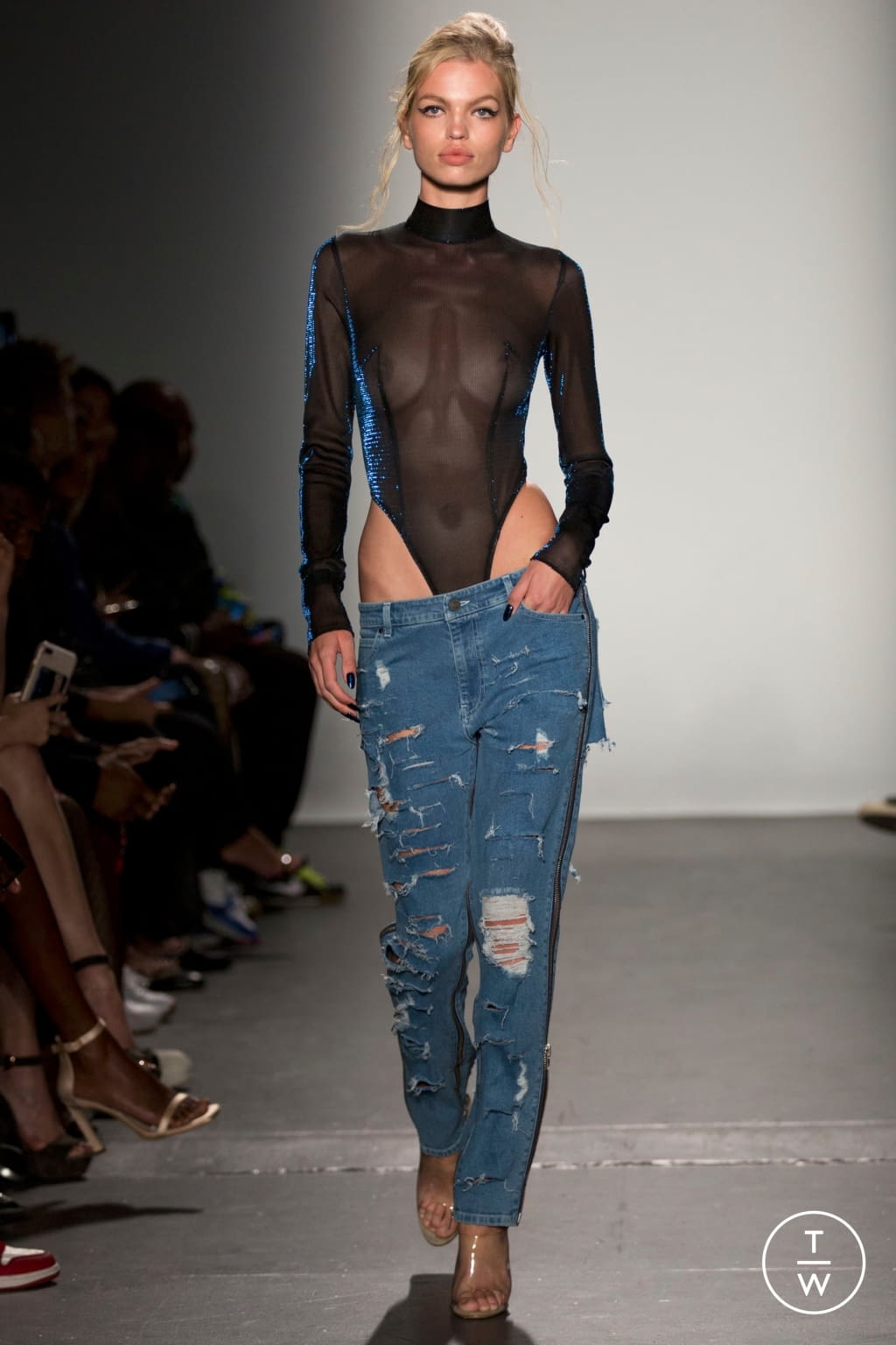 Fashion Week New York Spring/Summer 2019 look 10 from the LaQuan Smith collection womenswear