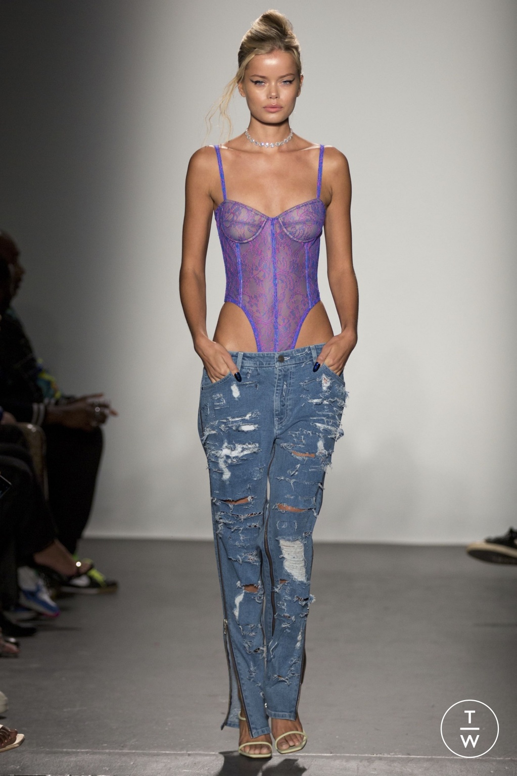 Fashion Week New York Spring/Summer 2019 look 15 from the LaQuan Smith collection womenswear