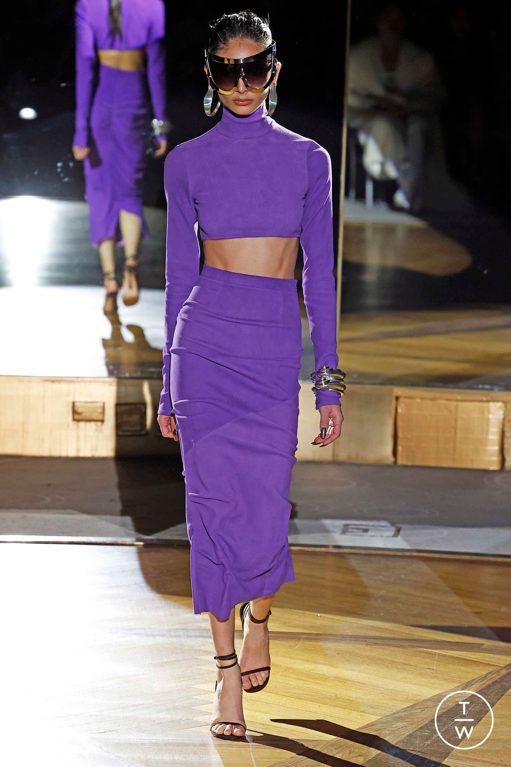 Fashion Week New York Fall/Winter 2023 look 25 de la collection LaQuan Smith womenswear