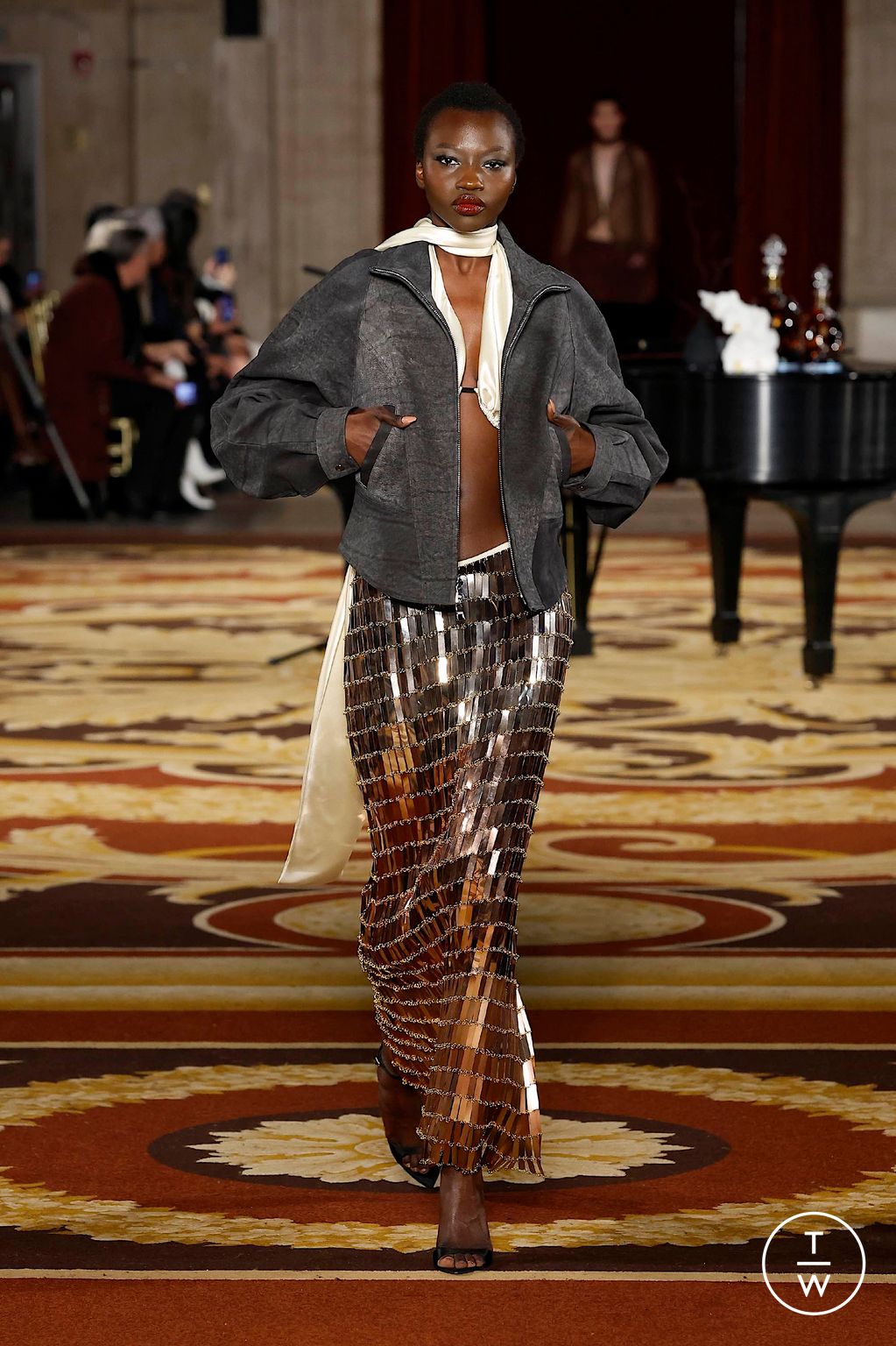 Fashion Week New York Fall/Winter 2024 look 31 from the LaQuan Smith collection 女装