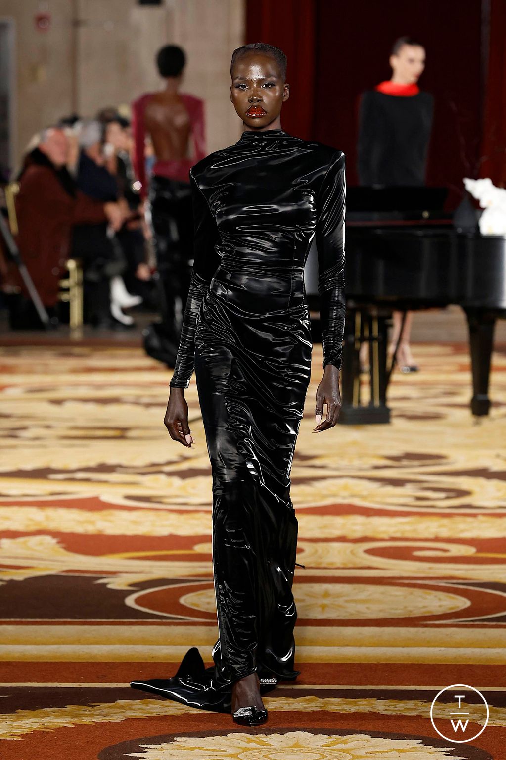 Fashion Week New York Fall/Winter 2024 look 35 from the LaQuan Smith collection womenswear