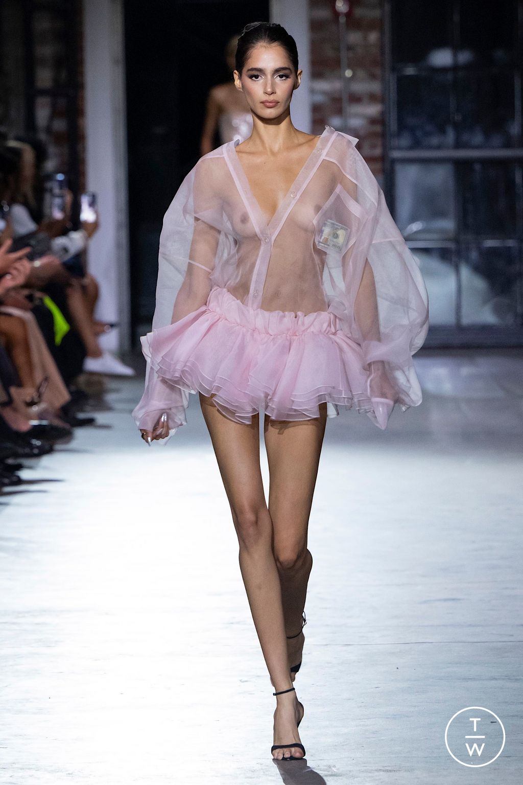 Fashion Week New York Spring-Summer 2025 look 19 from the LaQuan Smith collection womenswear