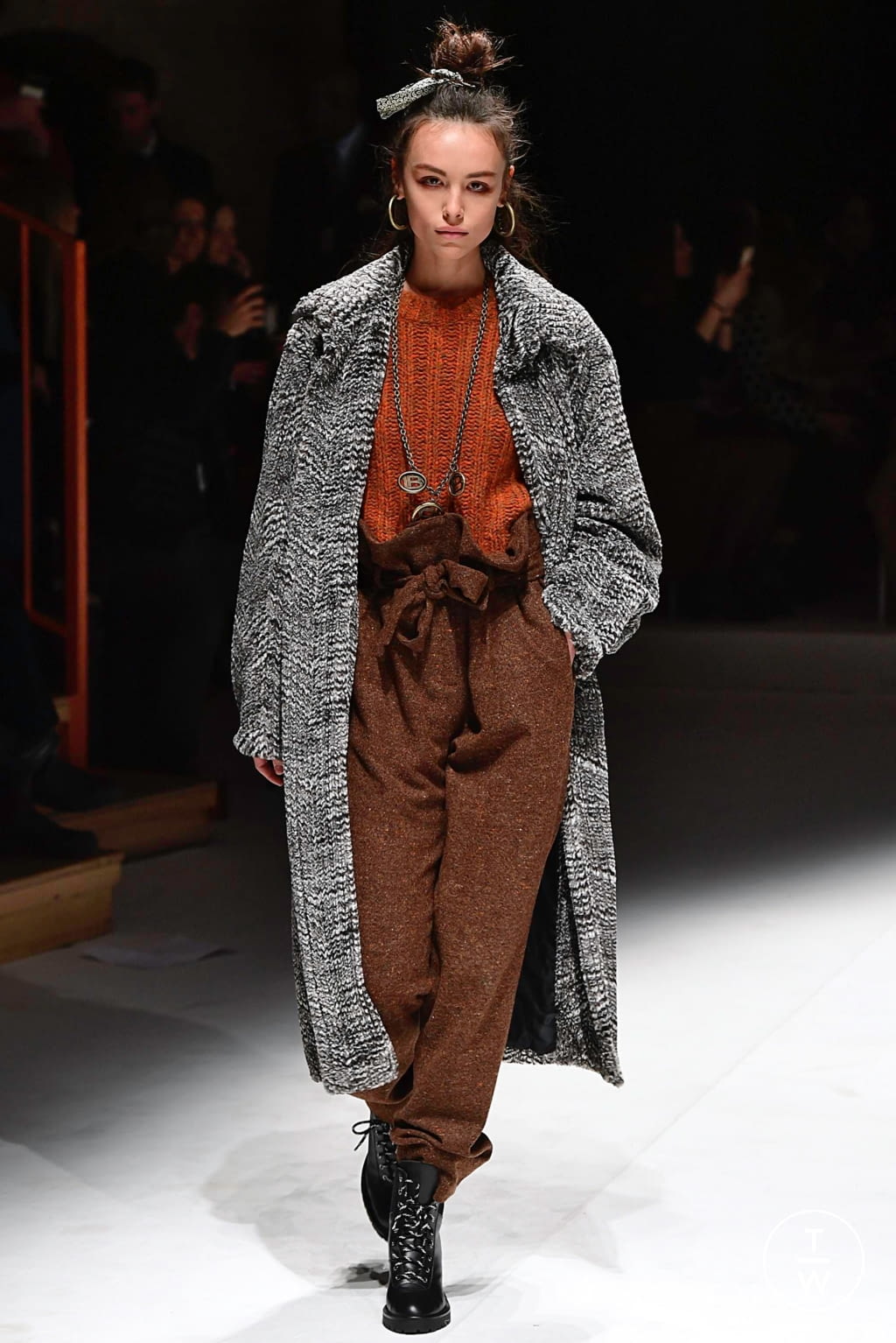 Fashion Week Milan Fall/Winter 2019 look 17 from the Laura Biagiotti collection womenswear