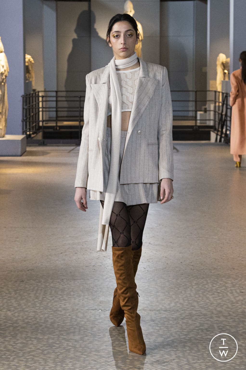 Fashion Week Milan Fall/Winter 2022 look 7 from the Laura Biagiotti collection womenswear