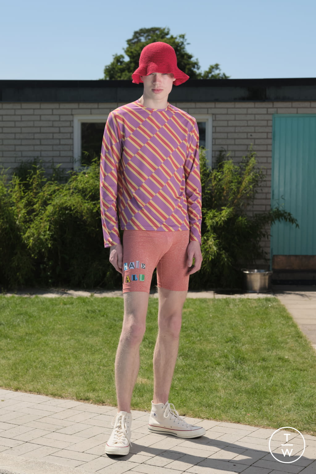 Fashion Week Paris Spring/Summer 2021 look 4 from the Lazoschmidl collection menswear
