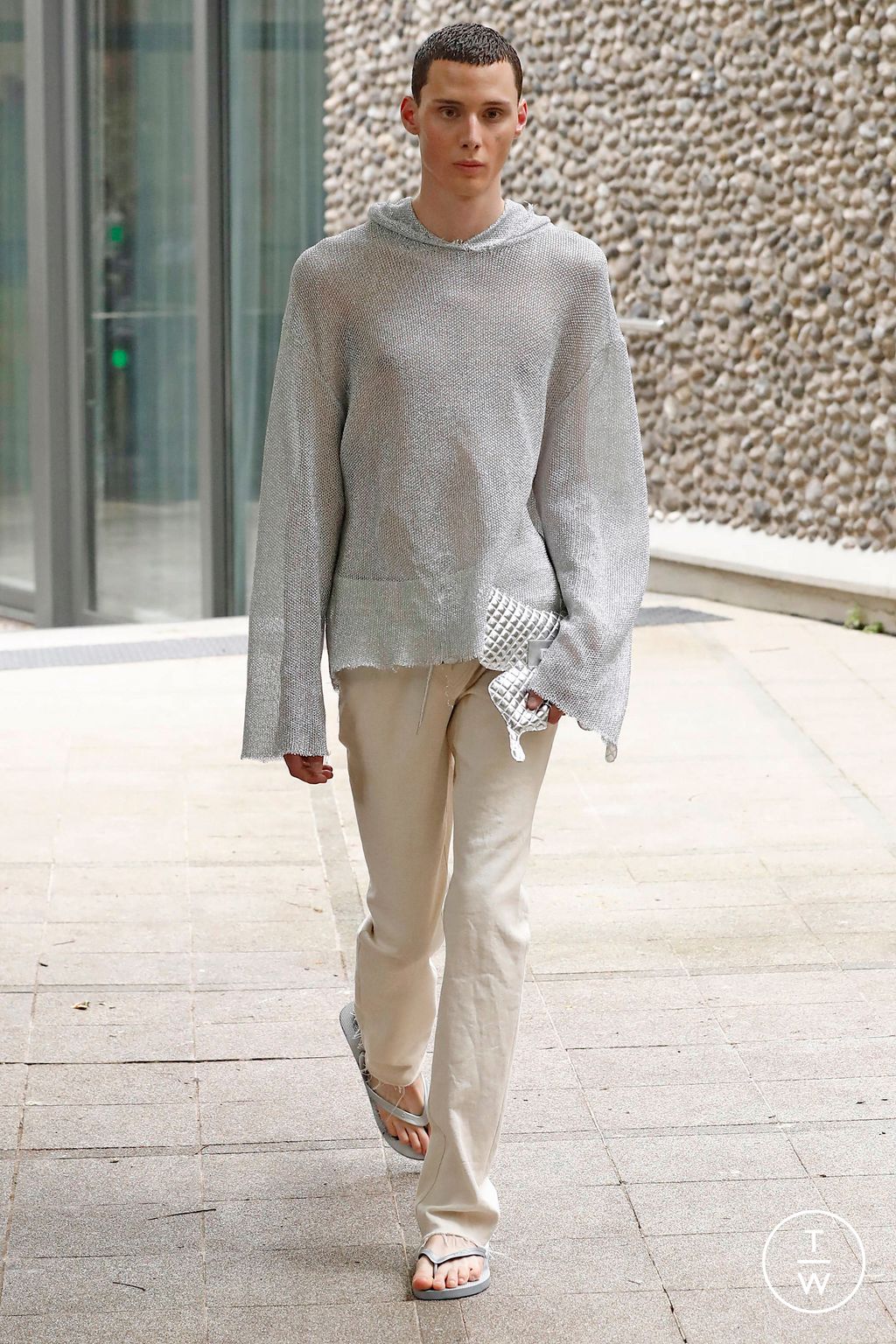 Fashion Week Paris Spring/Summer 2023 look 6 from the Lazoschmidl collection menswear