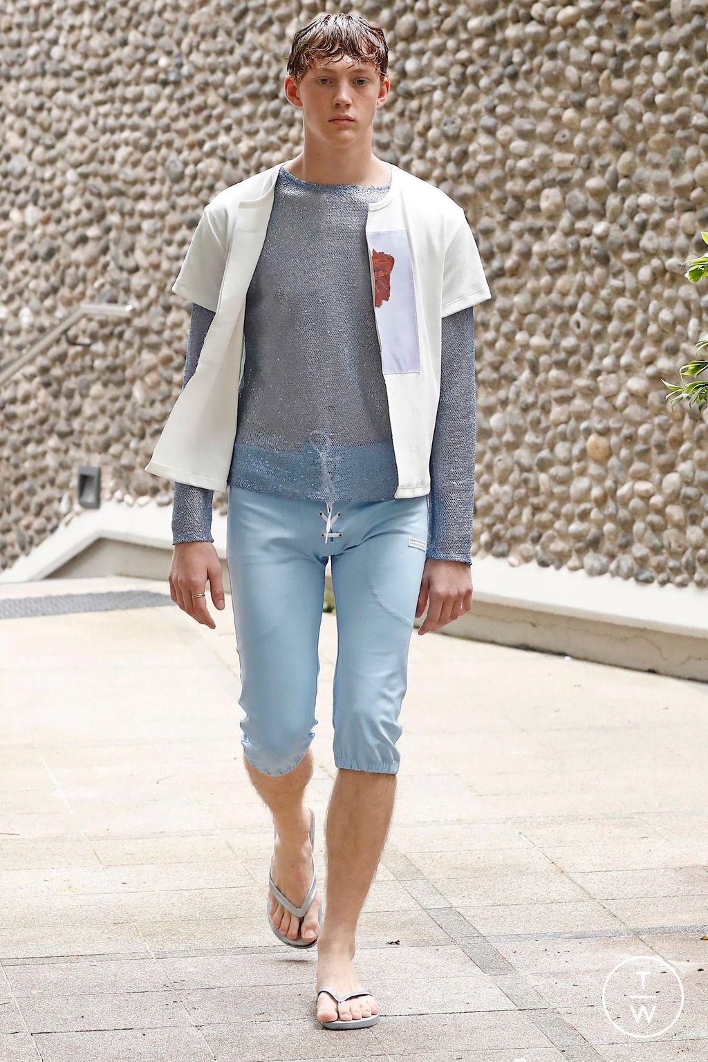 Fashion Week Paris Spring/Summer 2023 look 12 from the Lazoschmidl collection menswear