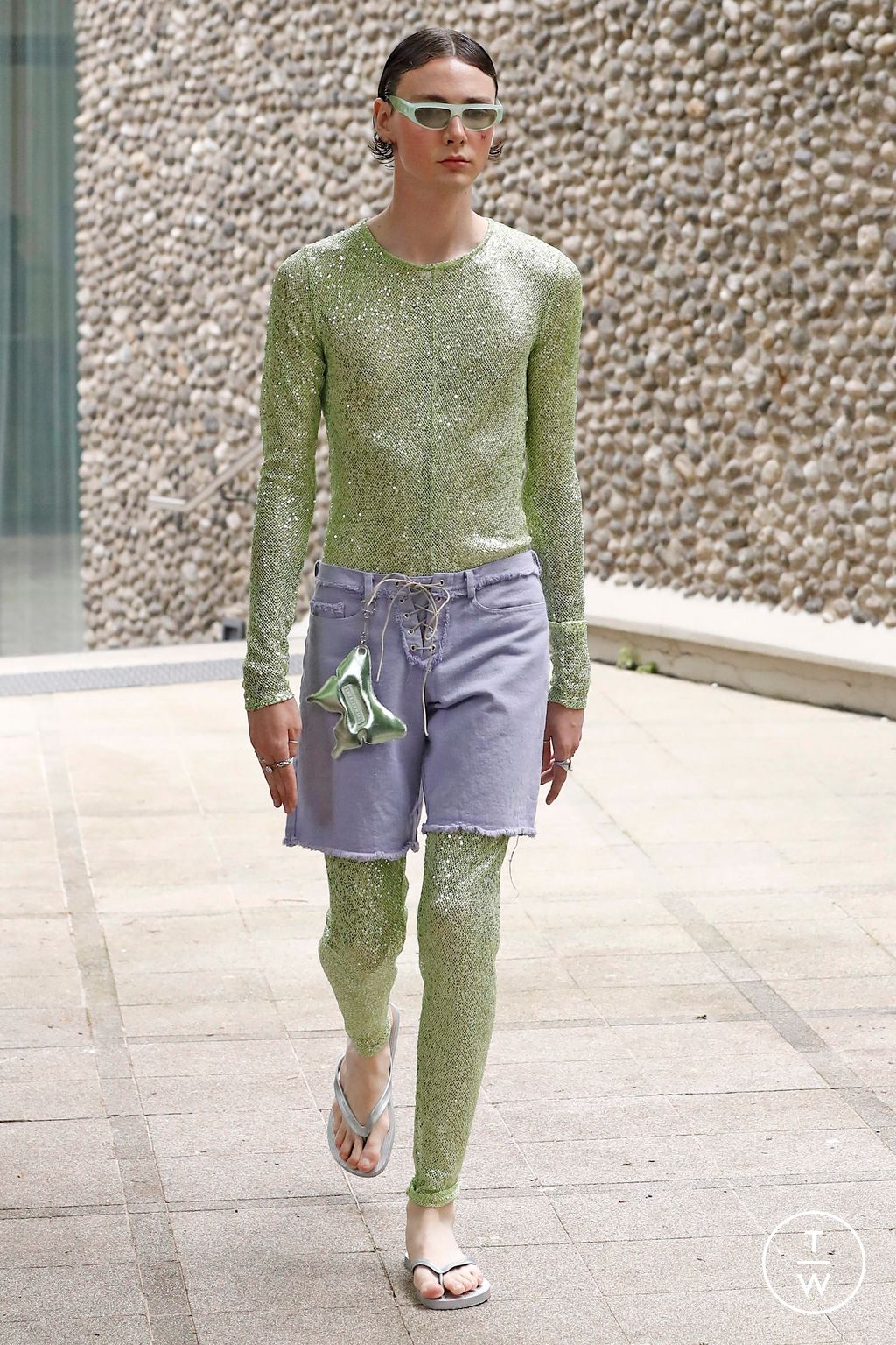Fashion Week Paris Spring/Summer 2023 look 15 from the Lazoschmidl collection menswear