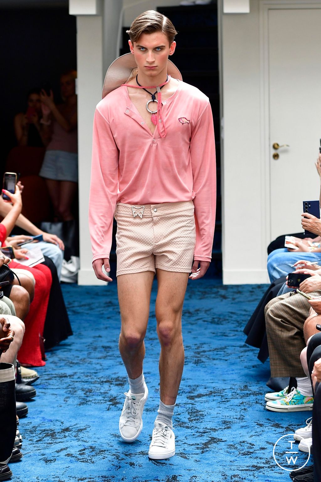 Fashion Week Paris Spring/Summer 2024 look 7 from the Lazoschmidl collection 男装