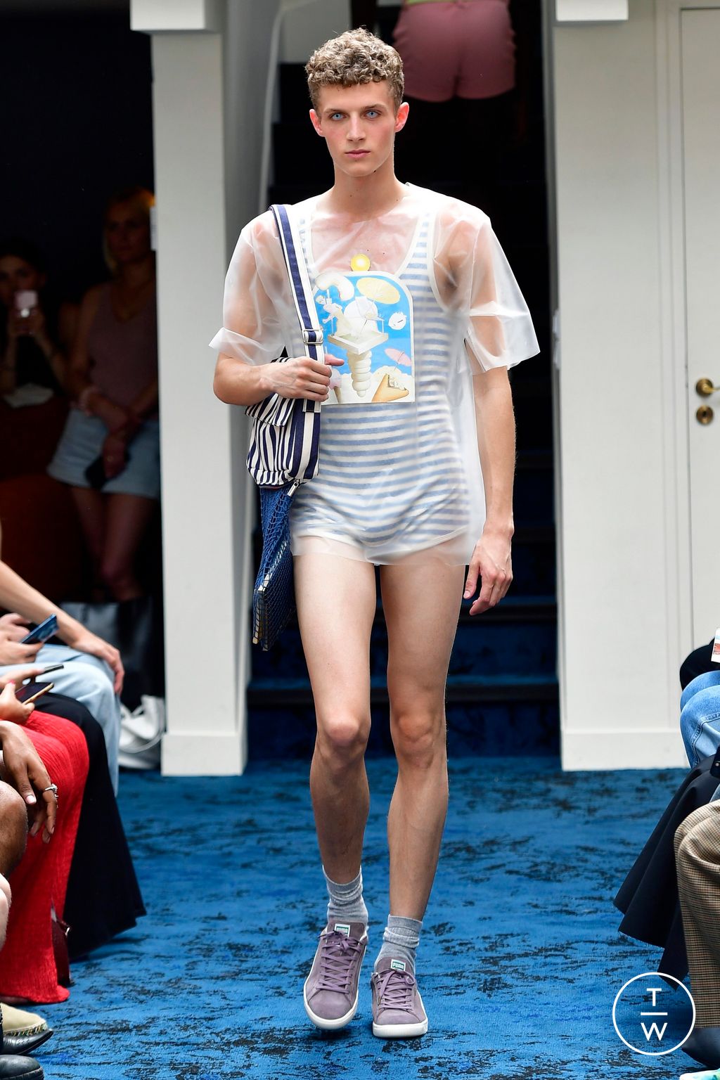 Fashion Week Paris Spring/Summer 2024 look 21 from the Lazoschmidl collection 男装