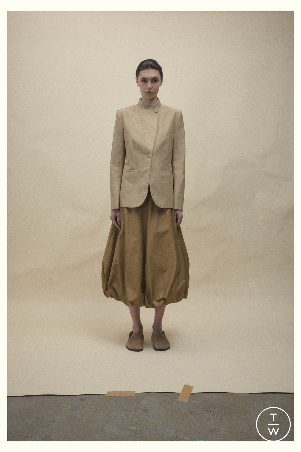 Fashion Week New York Resort 2026 look 1 from the TWP collection womenswear