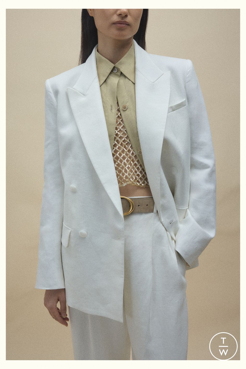 Fashion Week New York Resort 2026 look 2 from the TWP collection womenswear